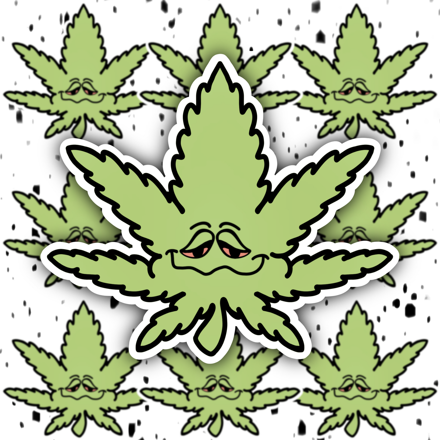 Weed Sticker DRUG FRIENDLY