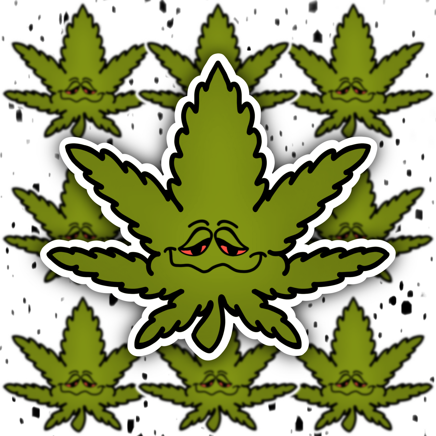 Weed Sticker DRUG FRIENDLY