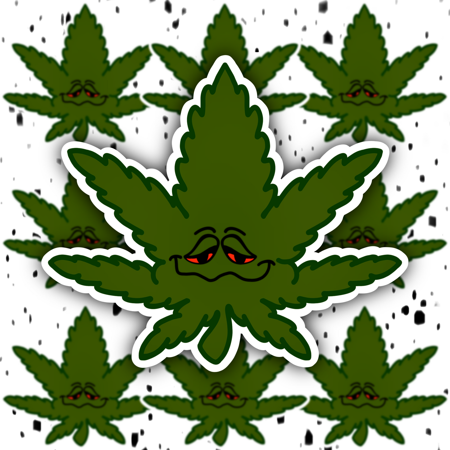 Weed Sticker DRUG FRIENDLY