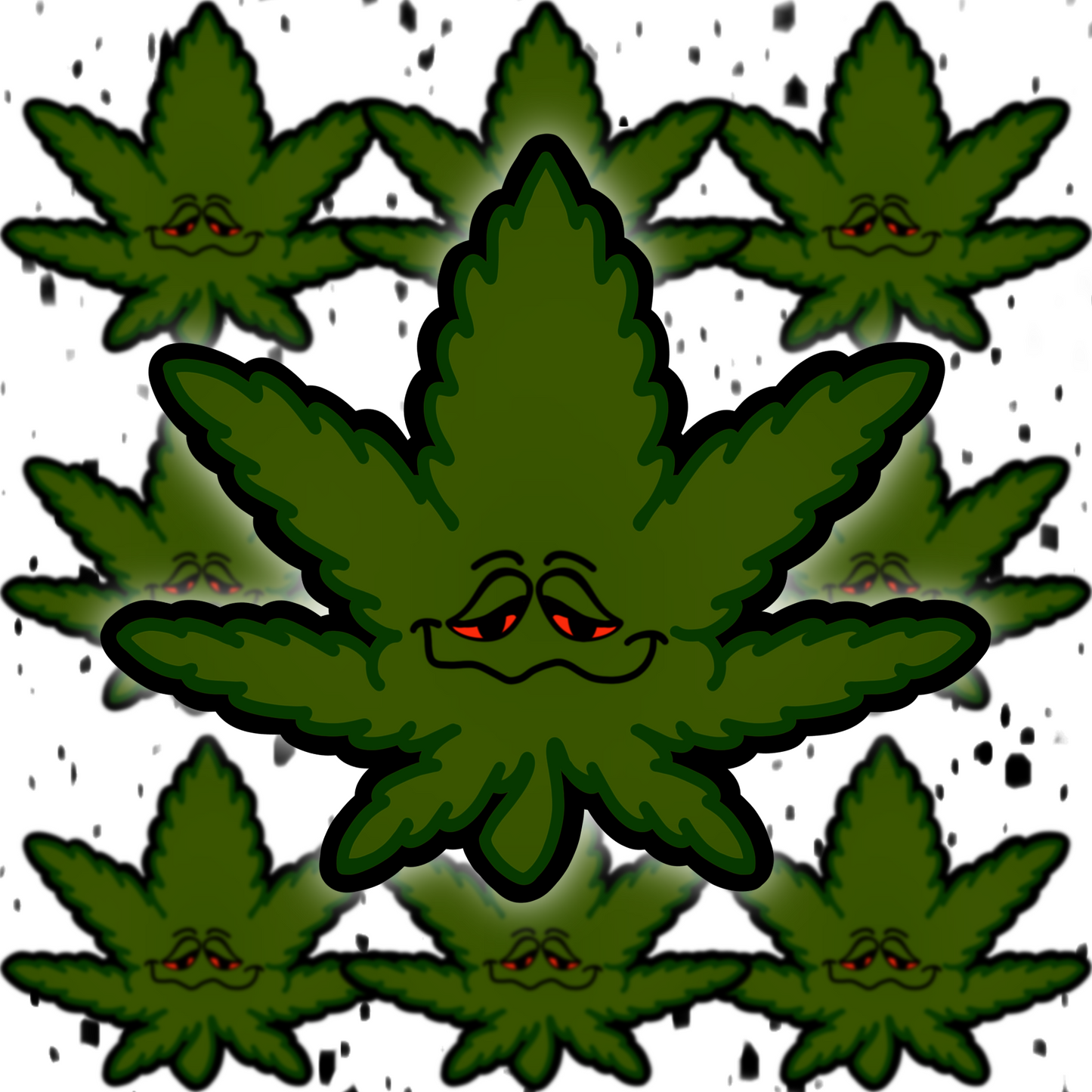 Weed Sticker DRUG FRIENDLY