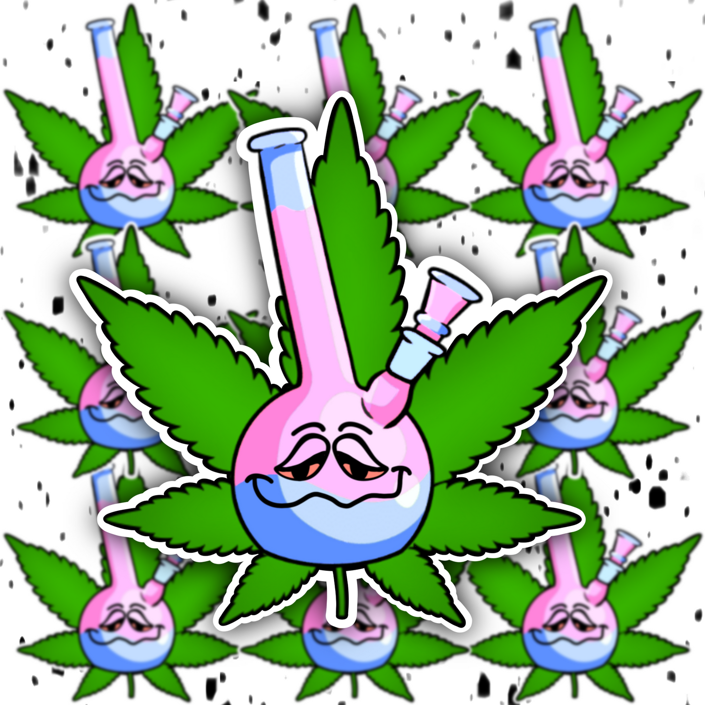Weed Sticker DRUG FRIENDLY