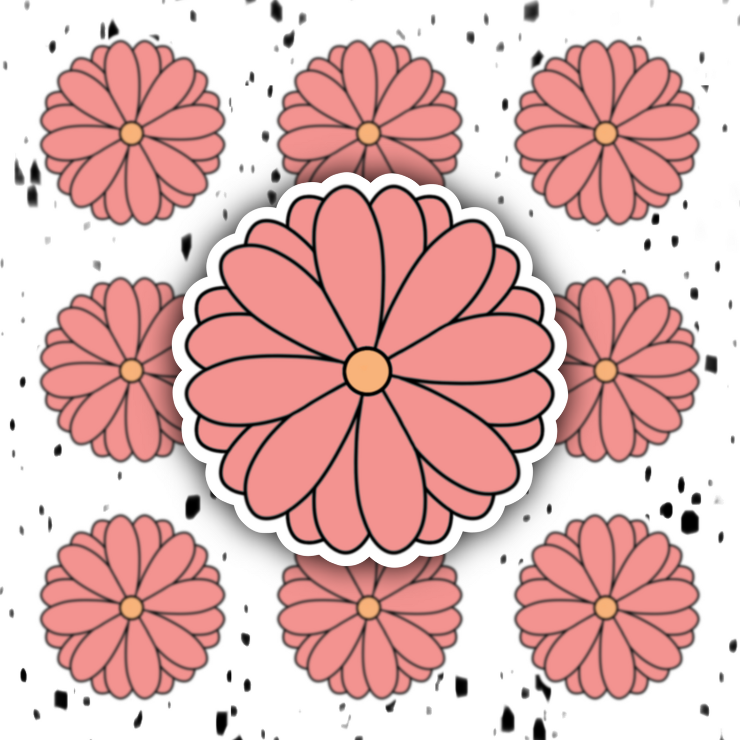 Flower Sticker