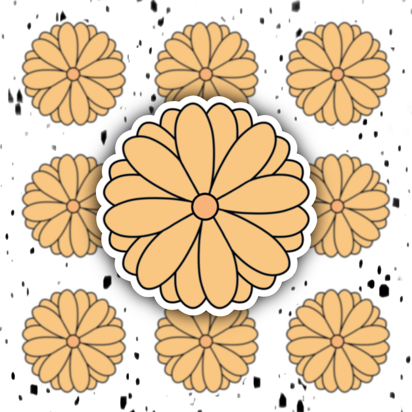 Flower Sticker