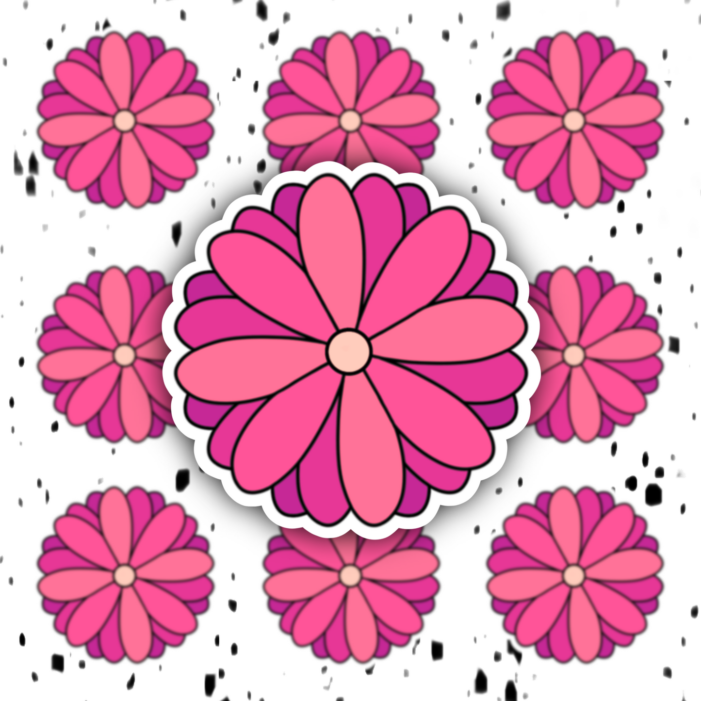Flower Sticker