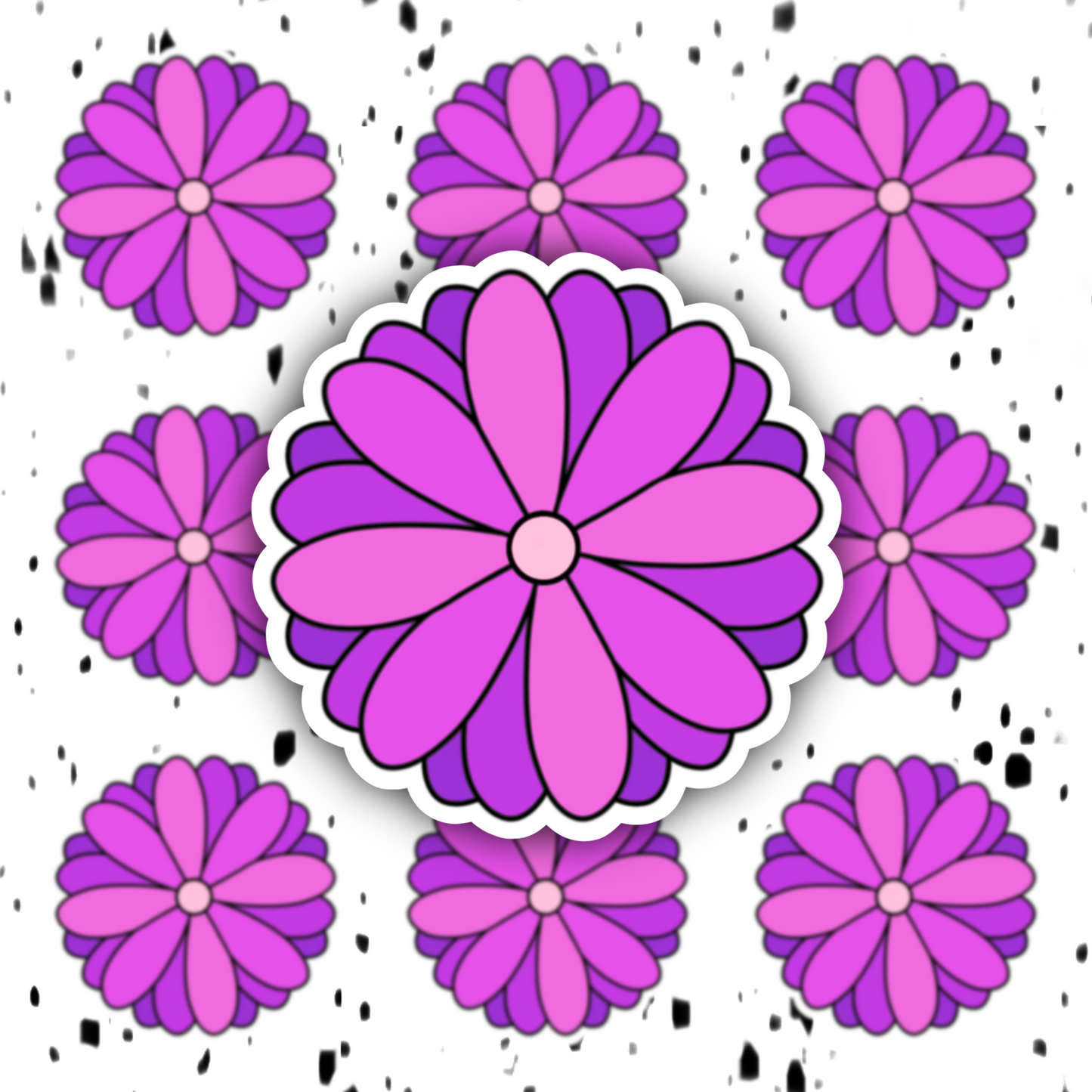 Flower Sticker