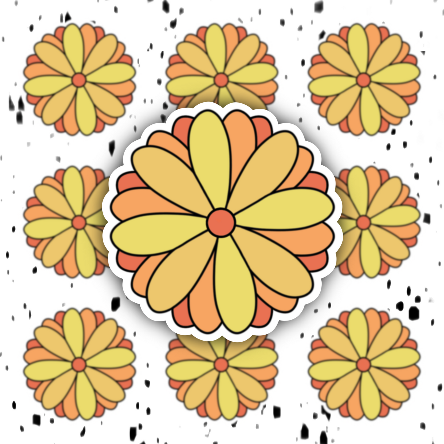 Flower Sticker