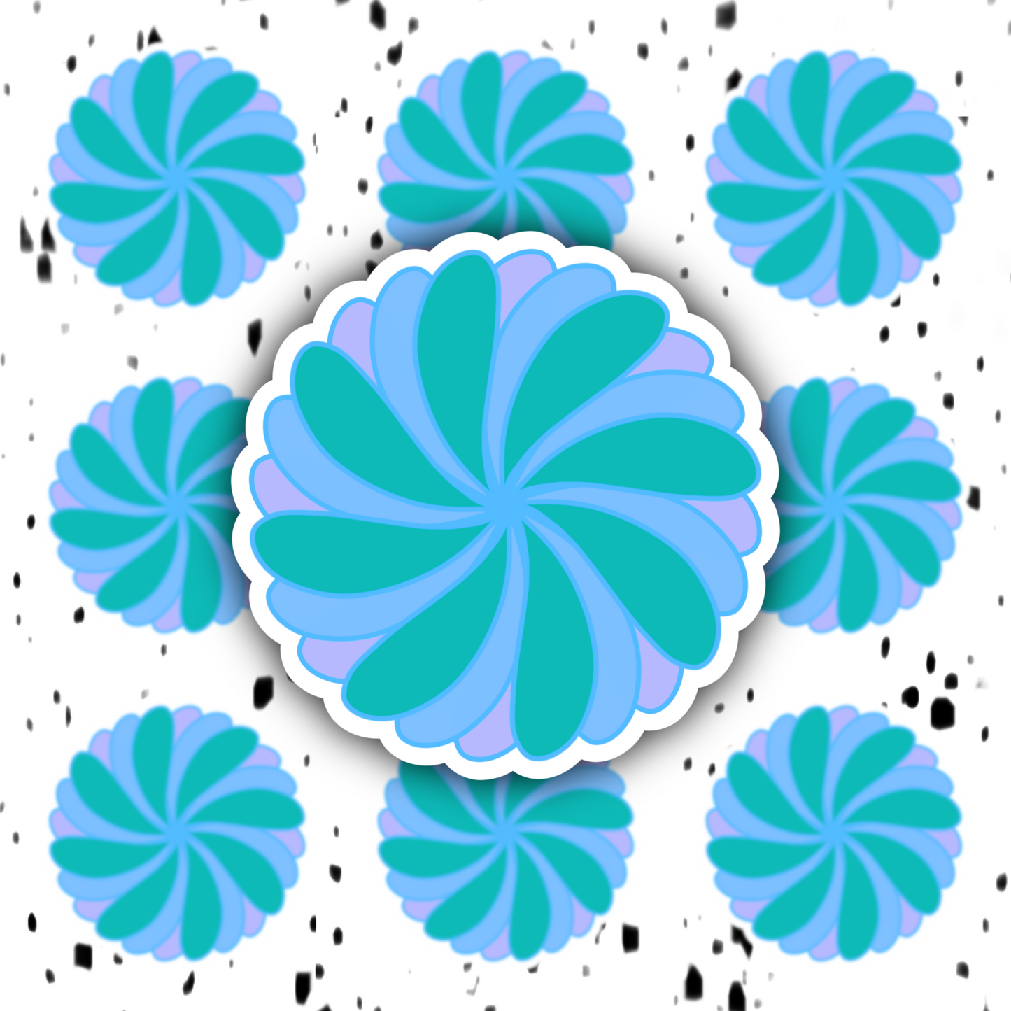 Flower Sticker