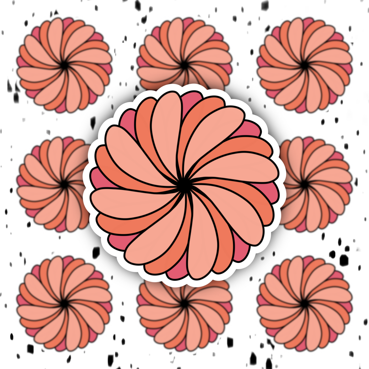 Flower Sticker