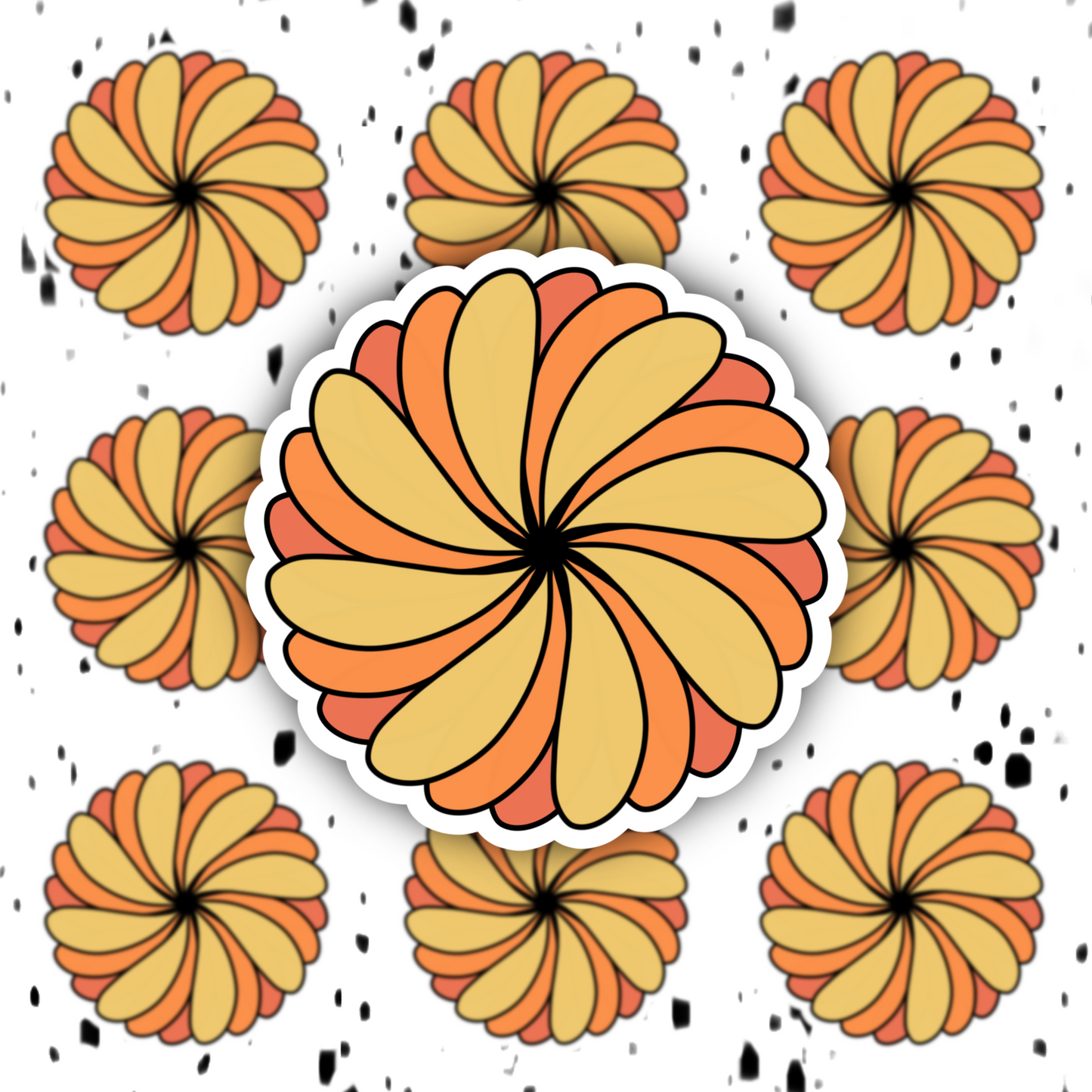 Flower Sticker