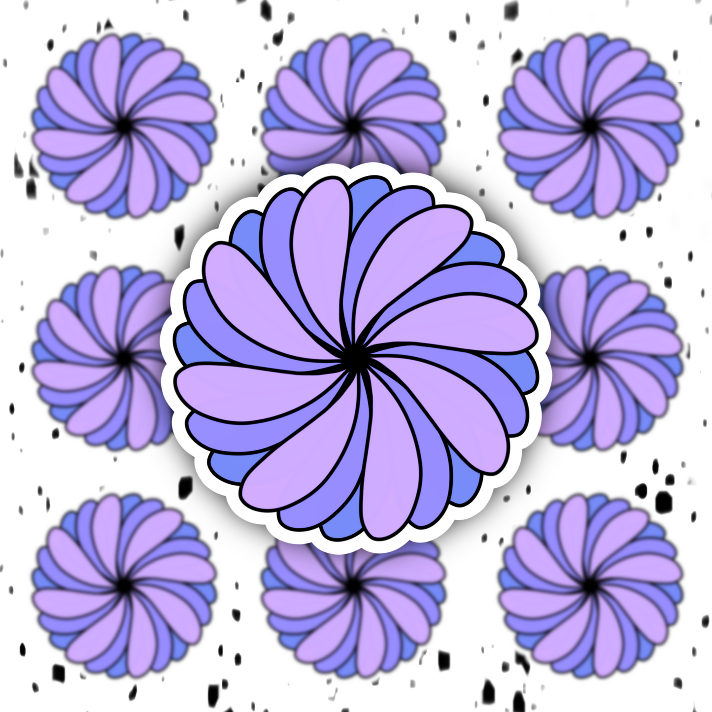 Flower Sticker