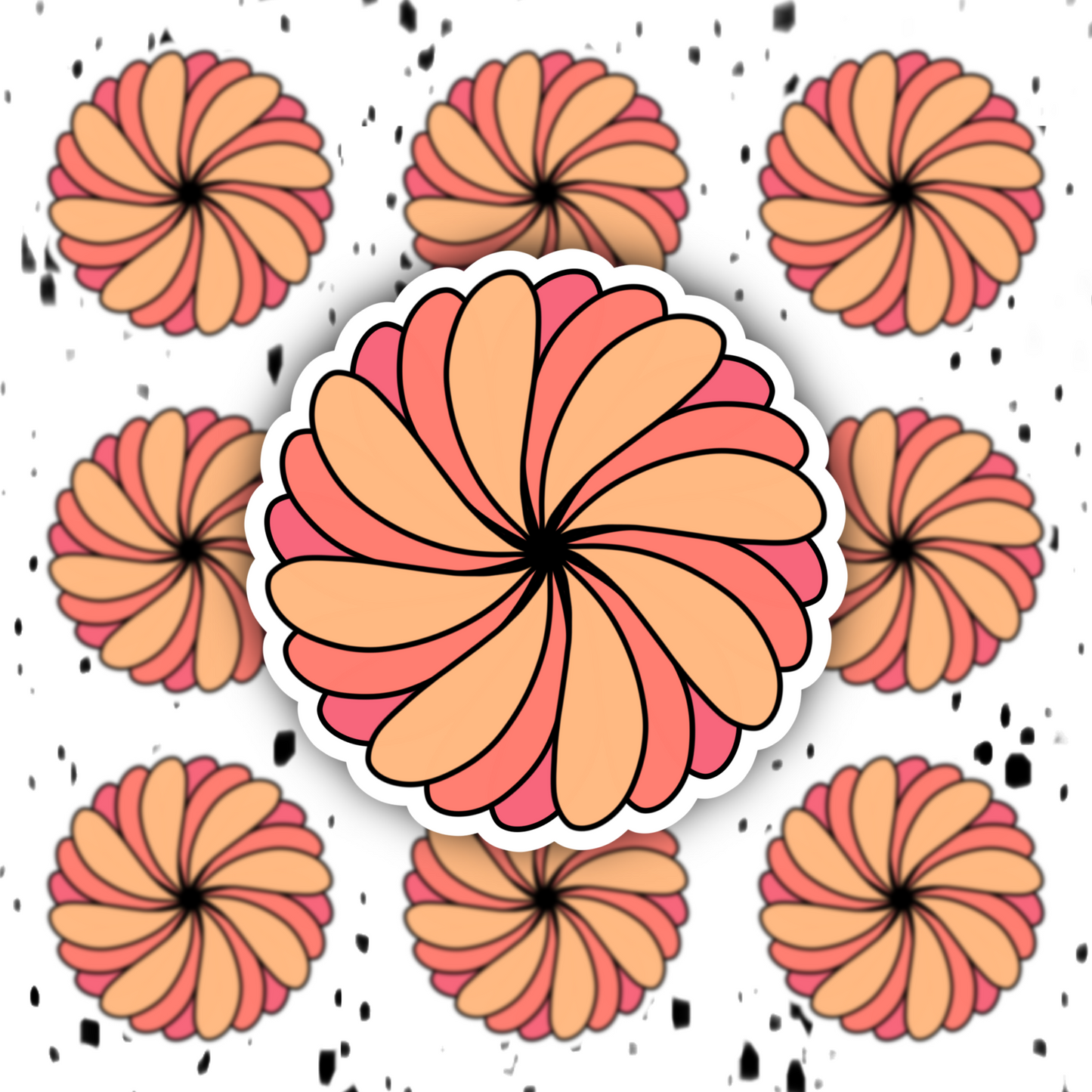 Flower Sticker
