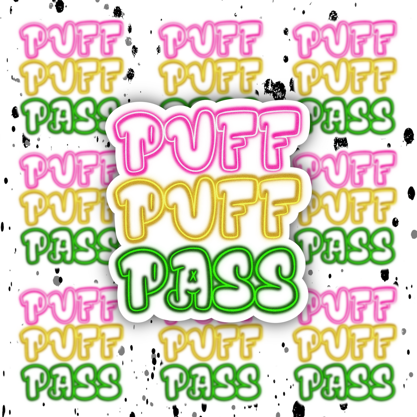 PuffPuffPass Sticker