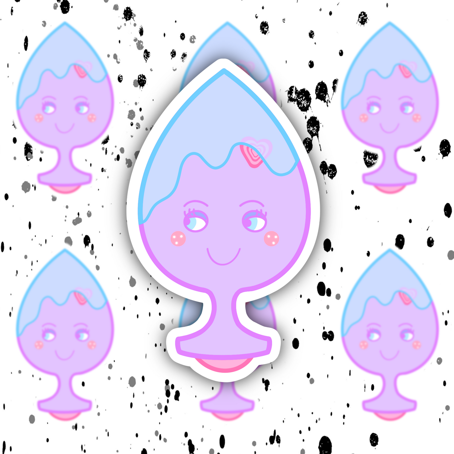 Pluggy Sticker