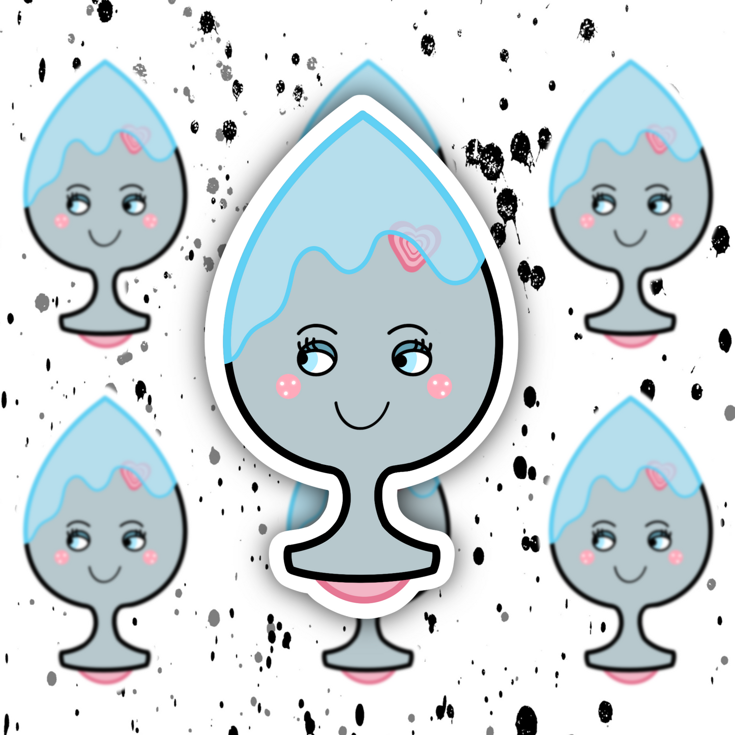 Pluggy Sticker