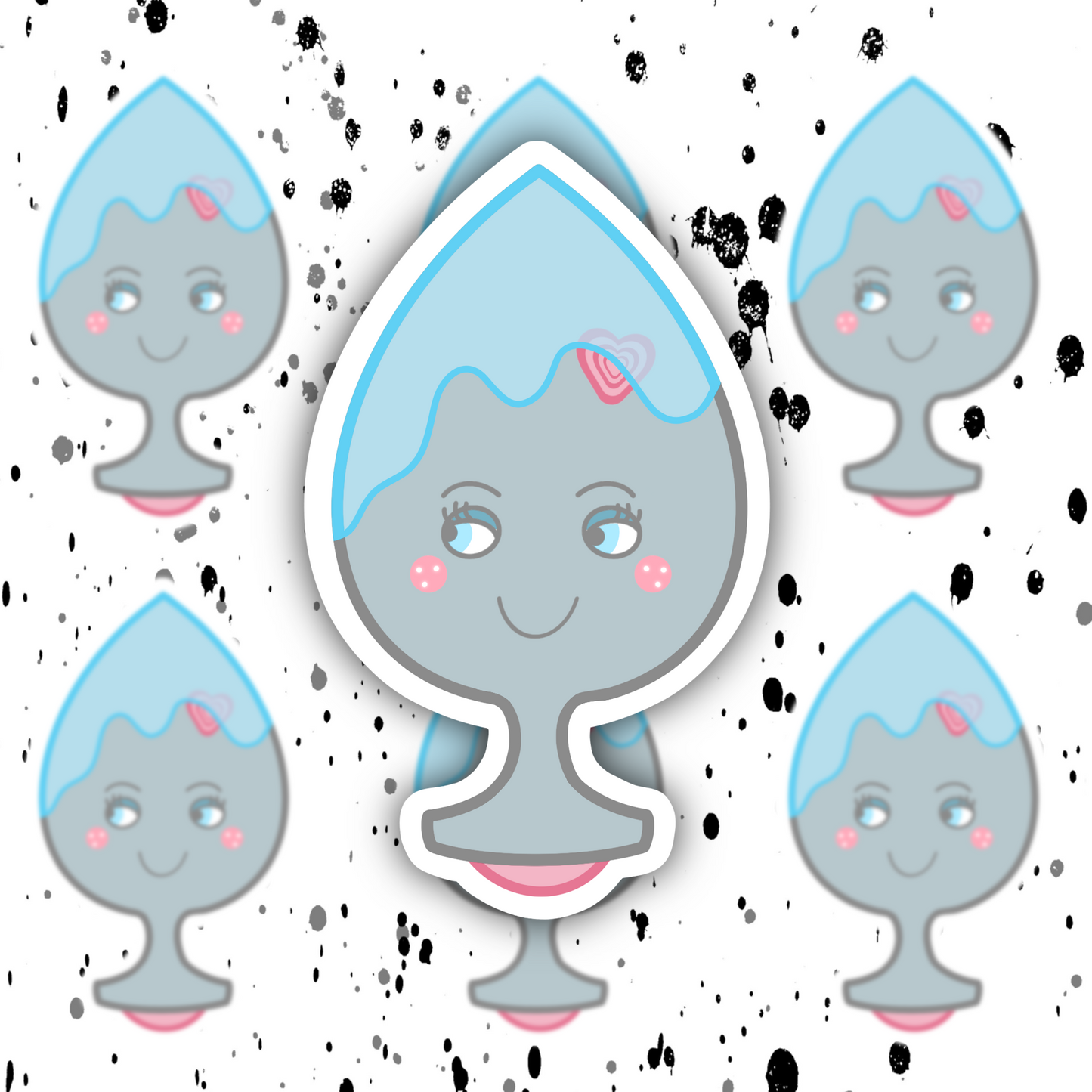 Pluggy Sticker
