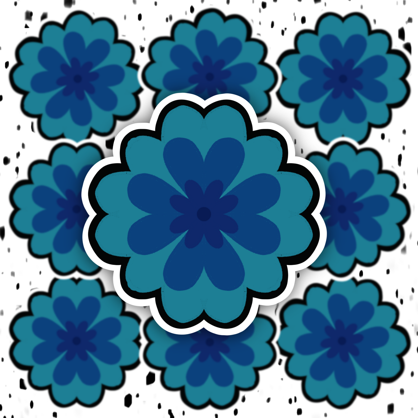 Flower Sticker