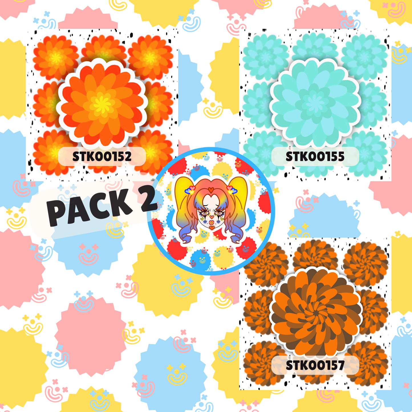 Flower Stickers