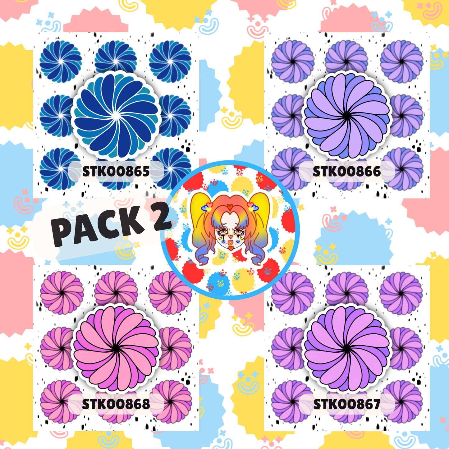 Flower Stickers