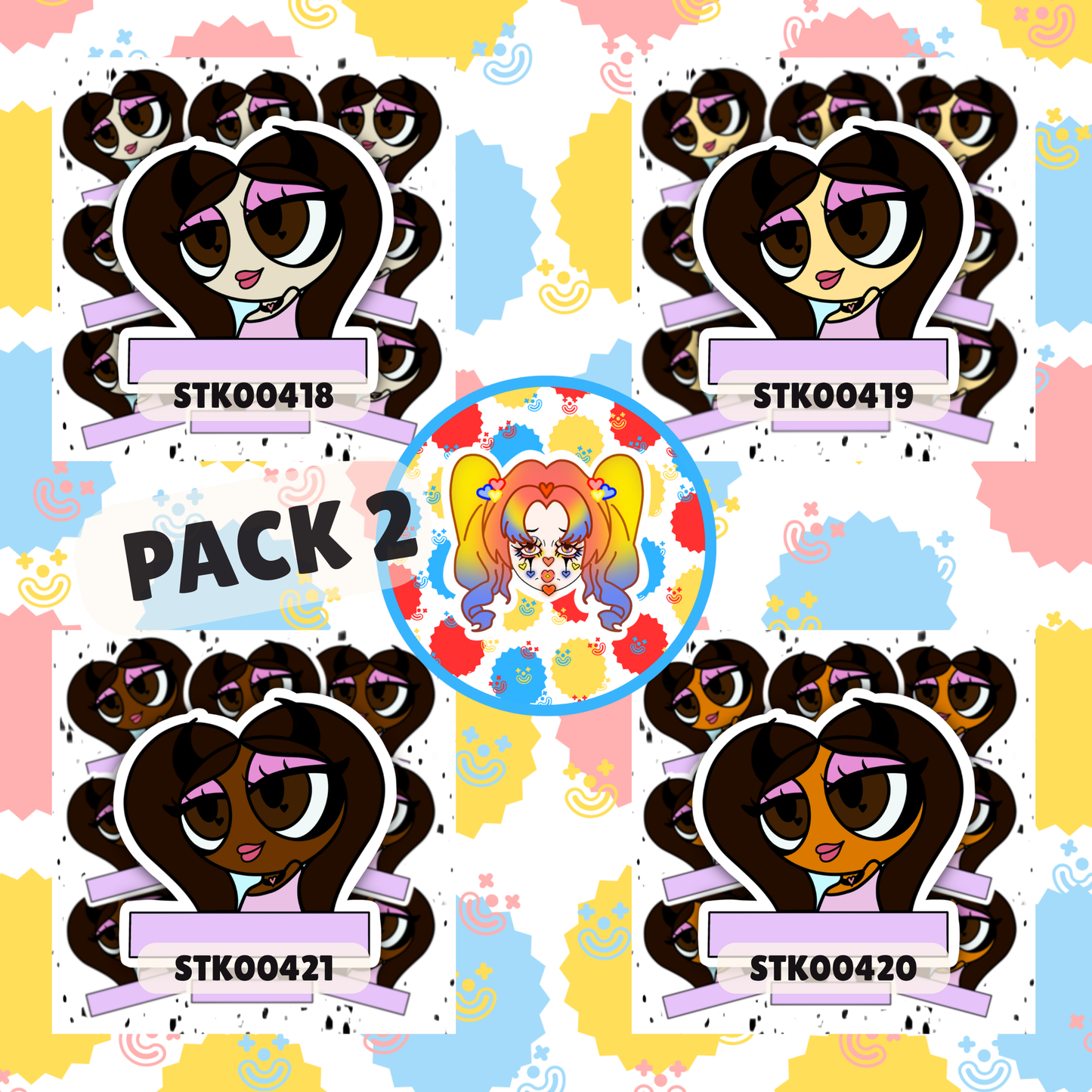 Devilish Beauty Stickers