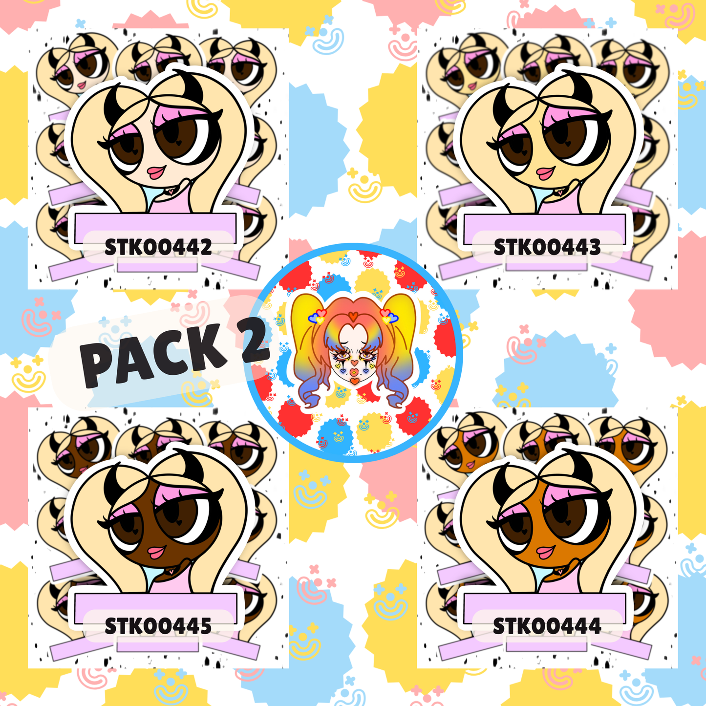 Devilish Beauty Stickers