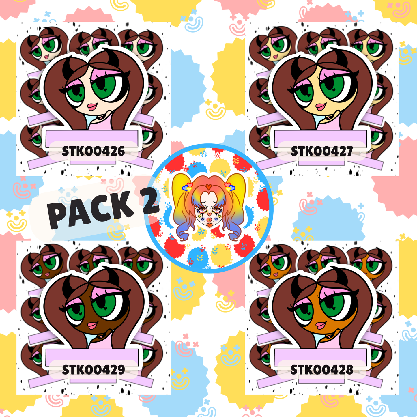 Devilish Beauty Stickers