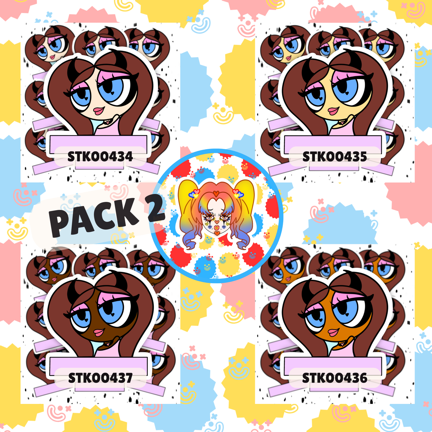 Devilish Beauty Stickers