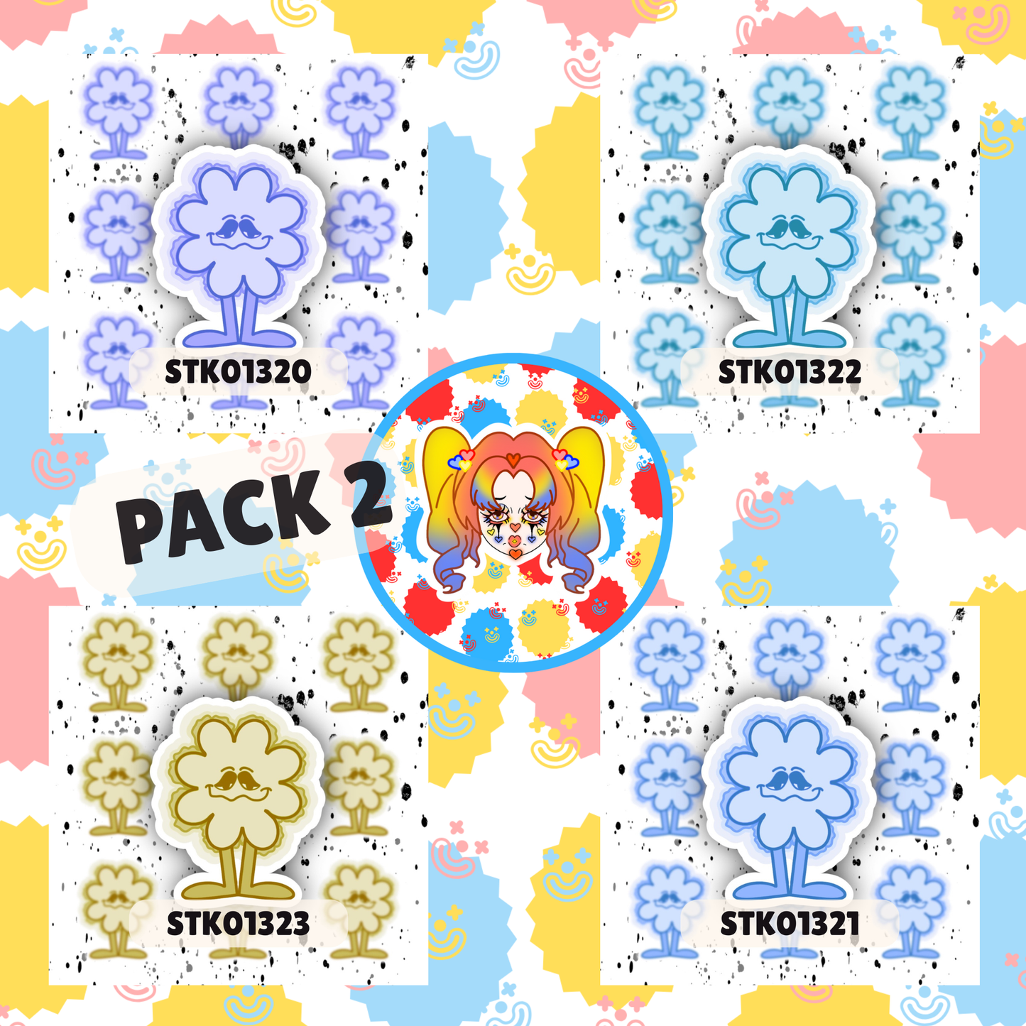 Flower Fella Stickers