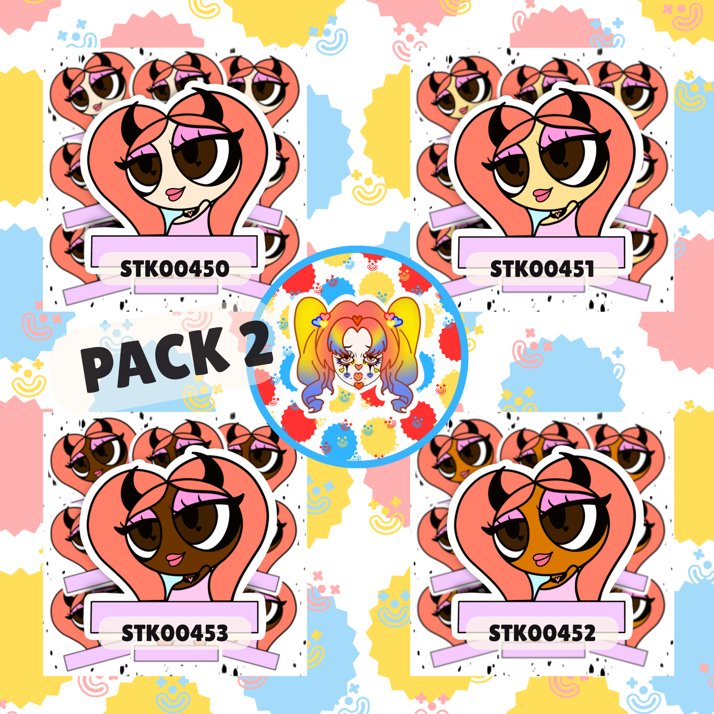 Devilish Beauty Stickers