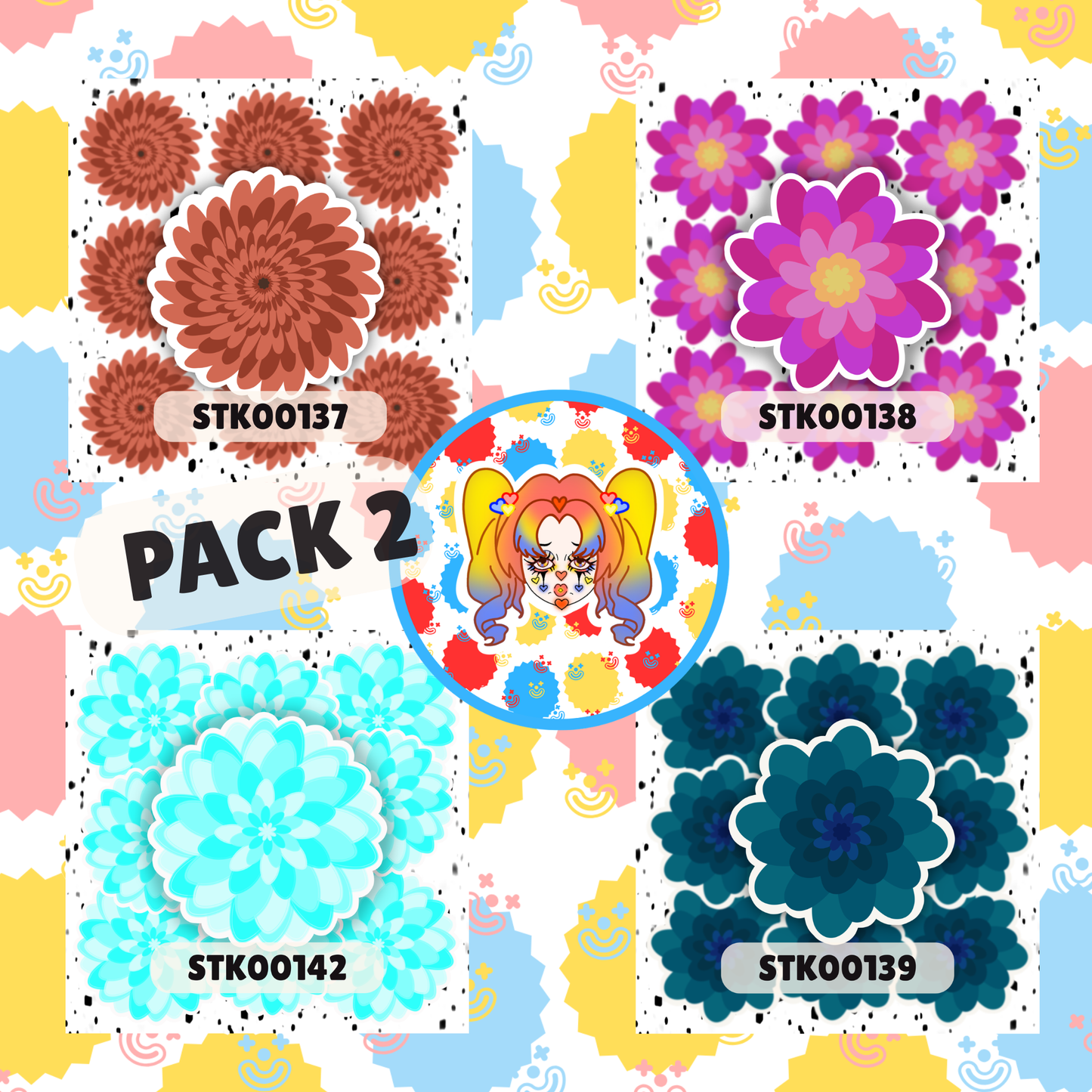 Flower Stickers