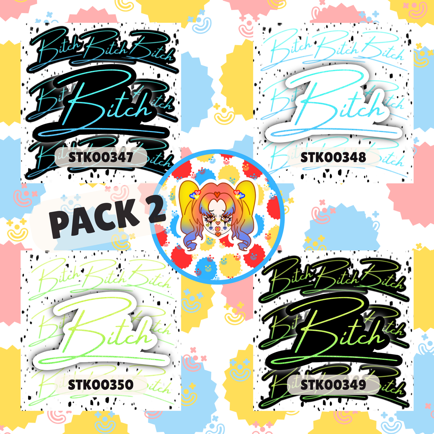 Bitch Sticker -Mature Stickers