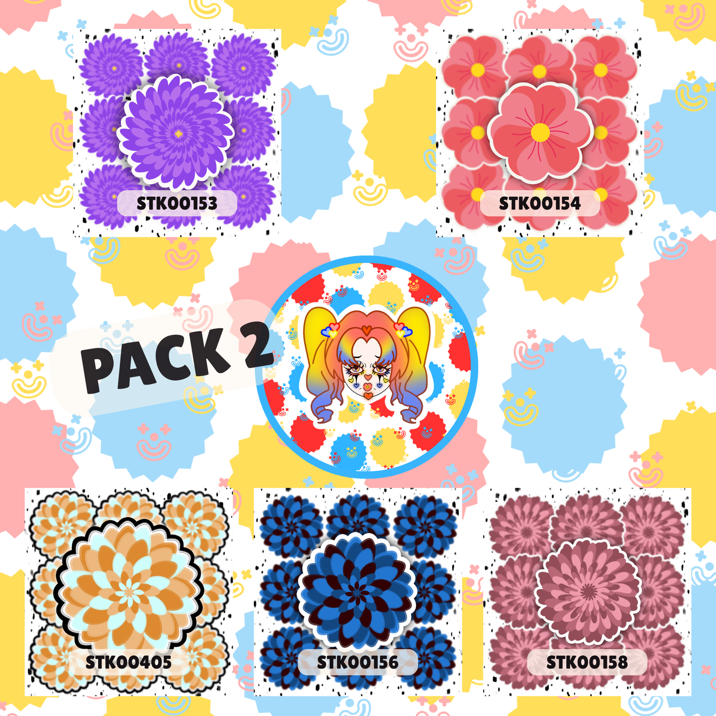 Flower Stickers