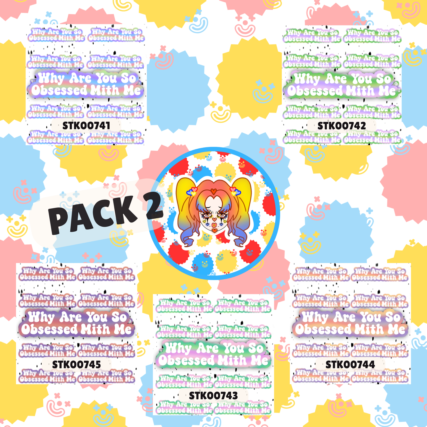 Obsessed Stickers