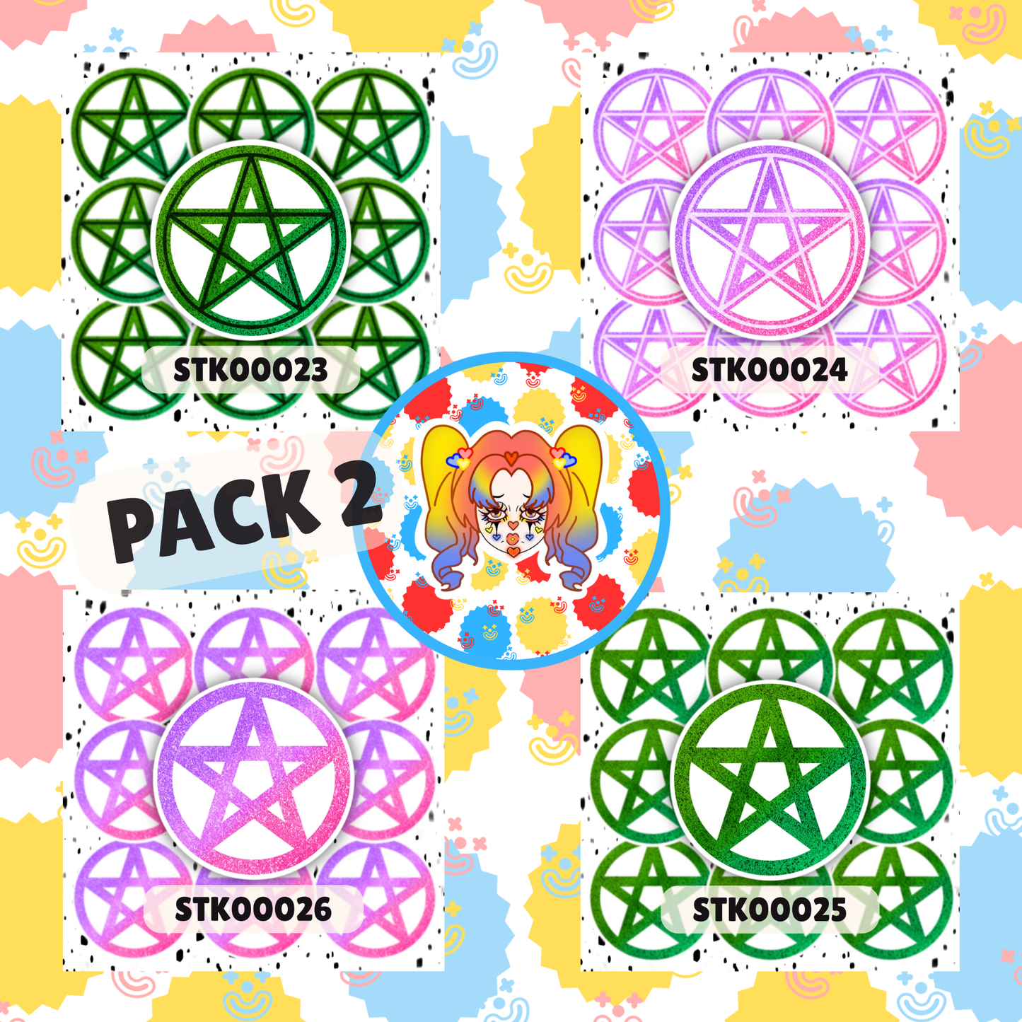 Pentacle Stickers