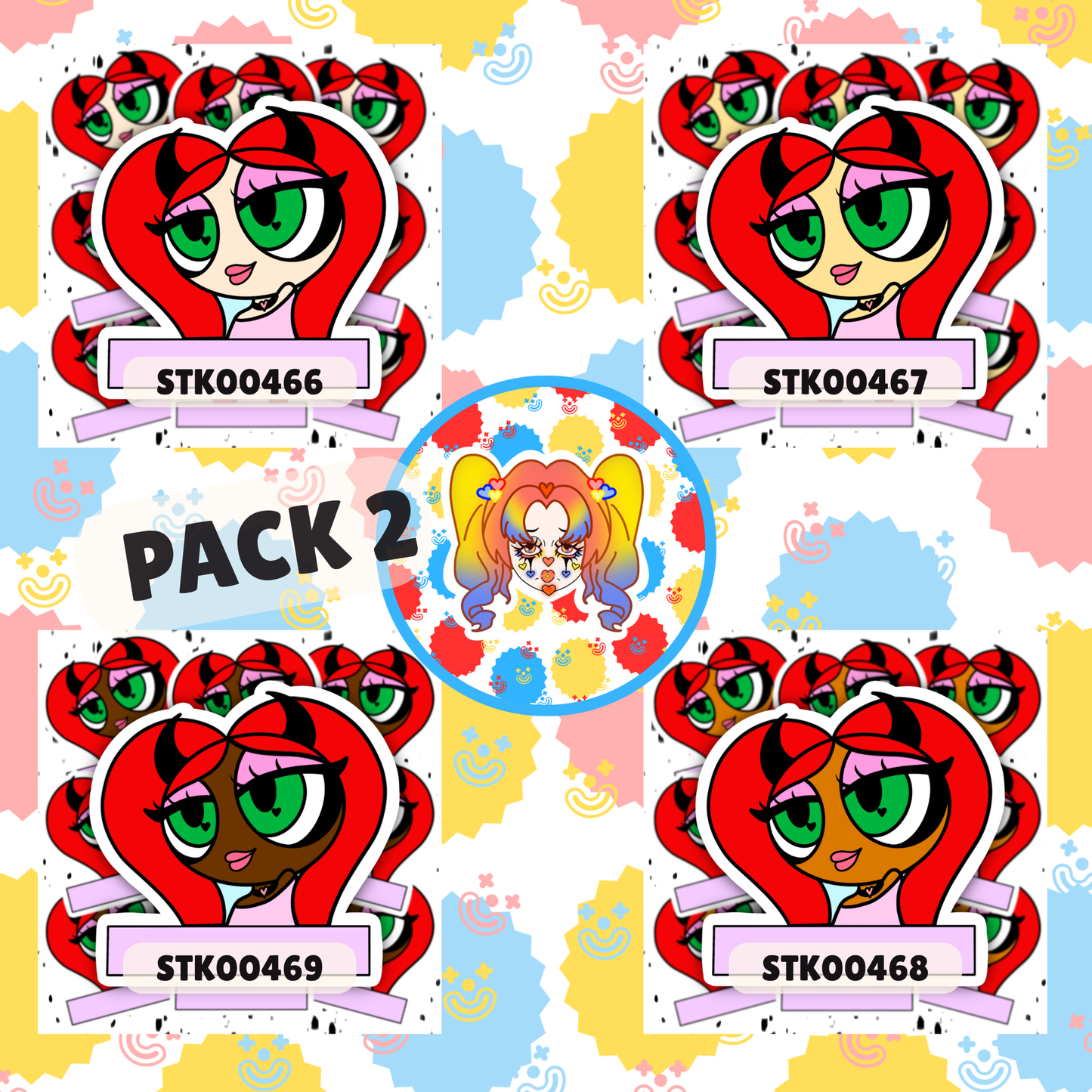 Devilish Beauty Stickers