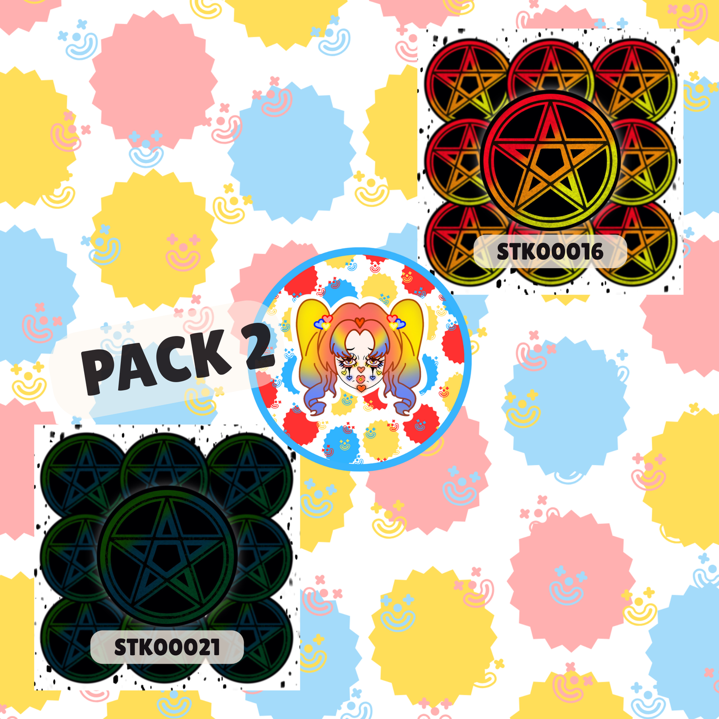 Pentacle Stickers