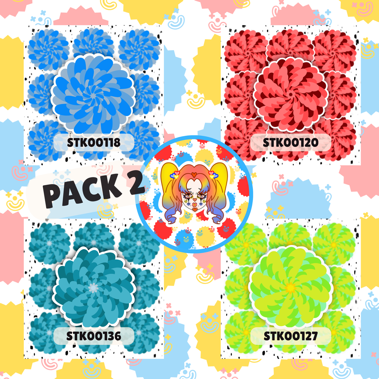 Flower Stickers