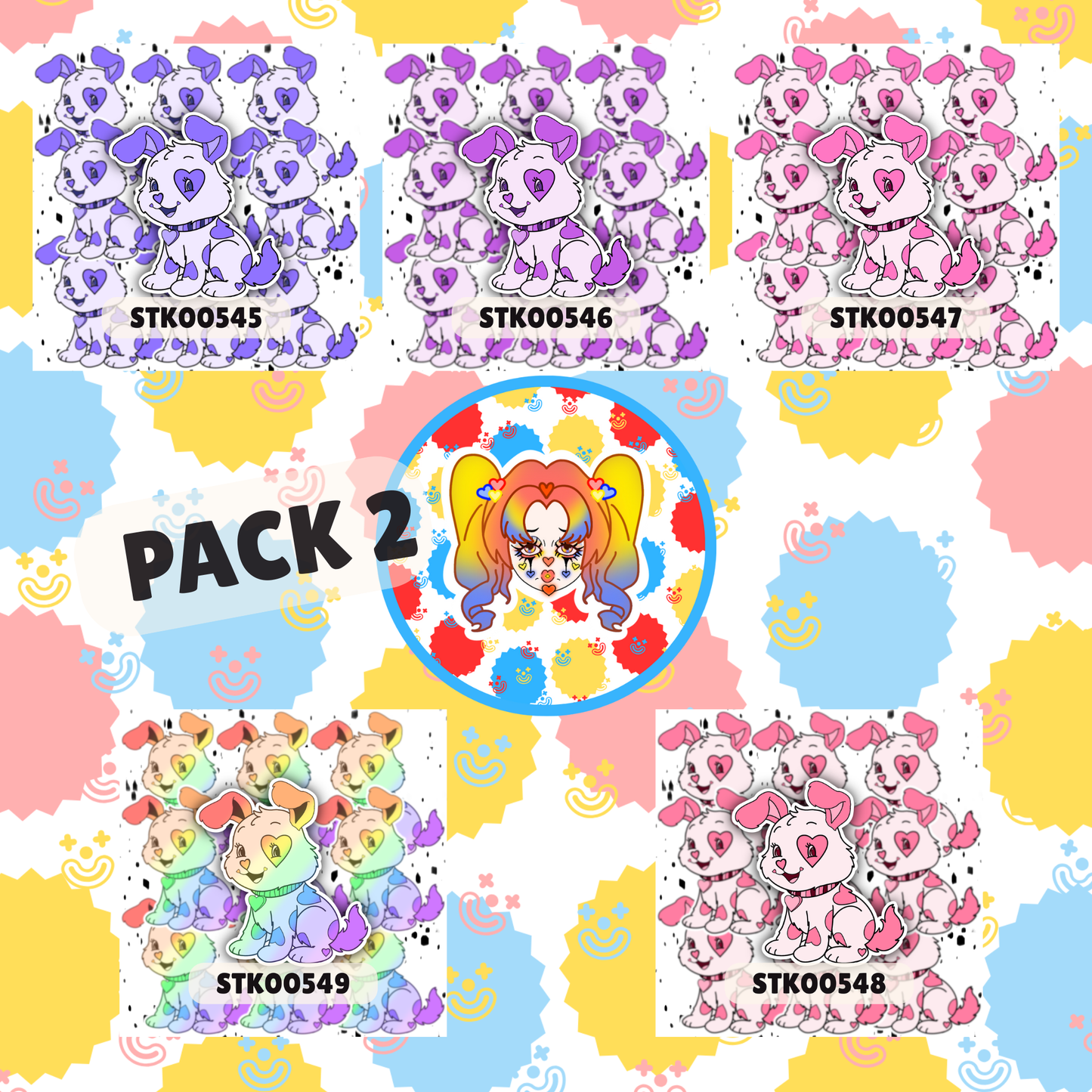 Pretty Puppy Stickers