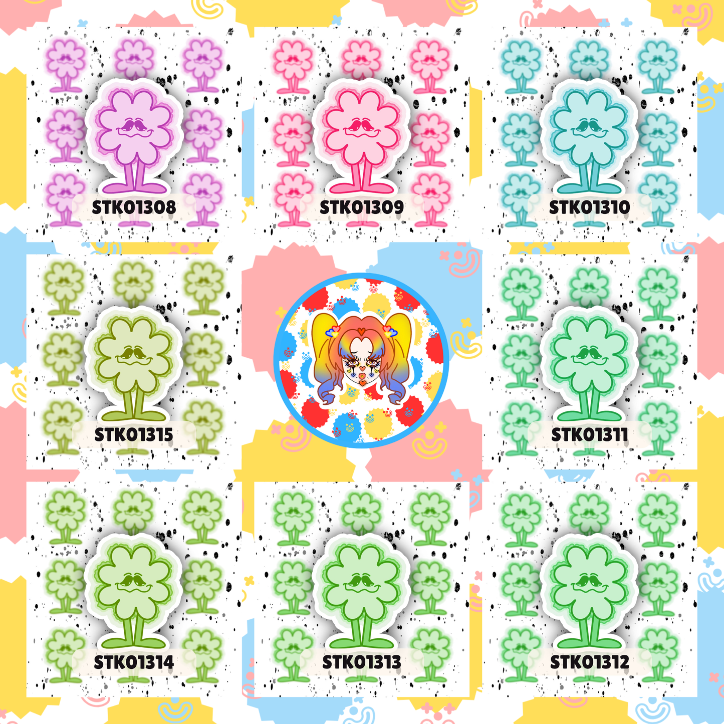 Flower Fella Stickers
