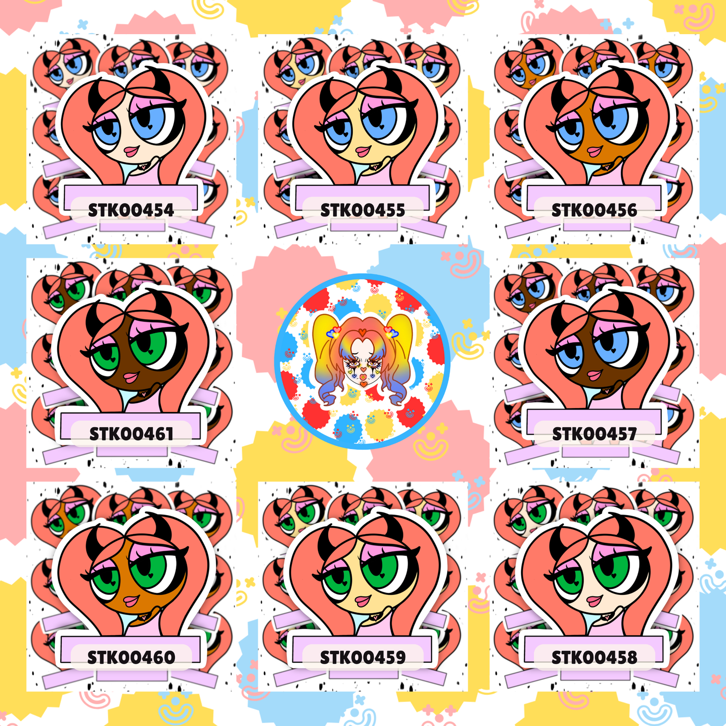 Devilish Beauty Stickers