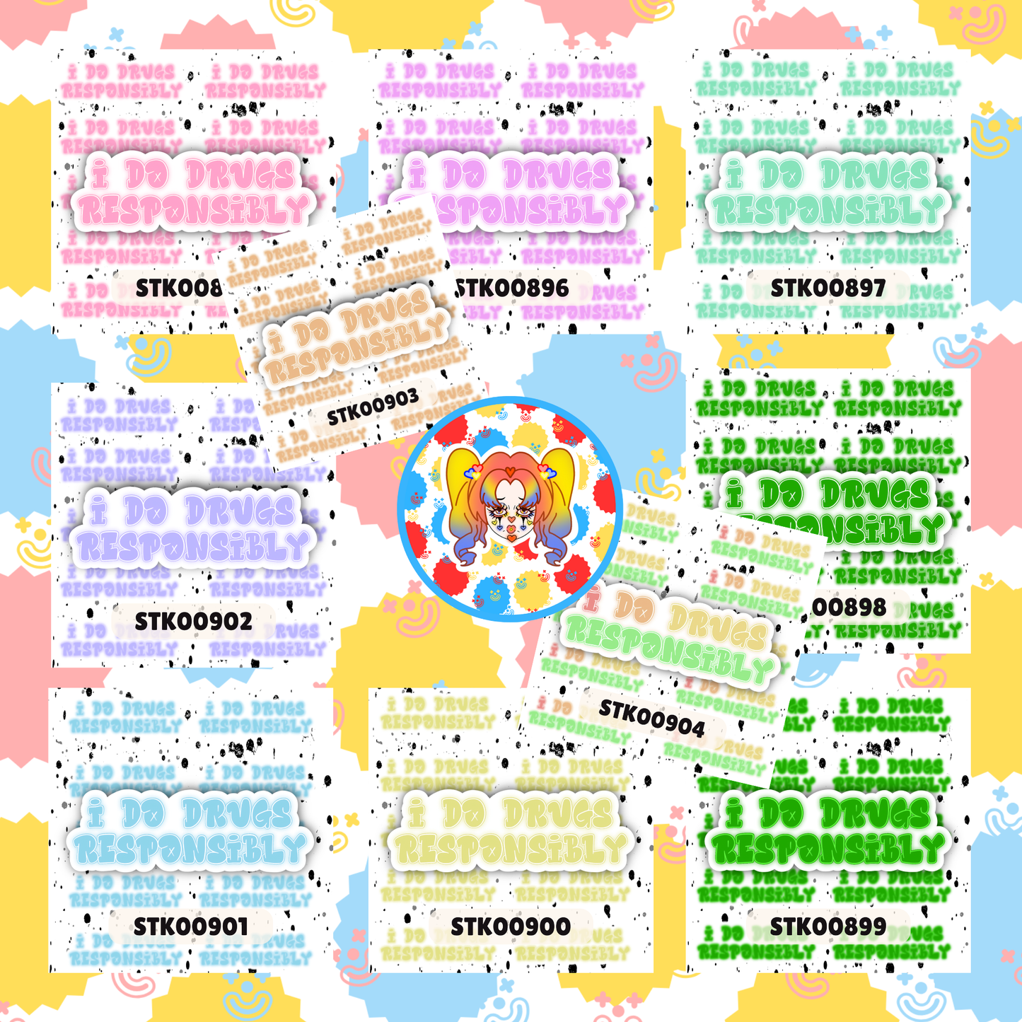 Do Drugs Responsibly Stickers