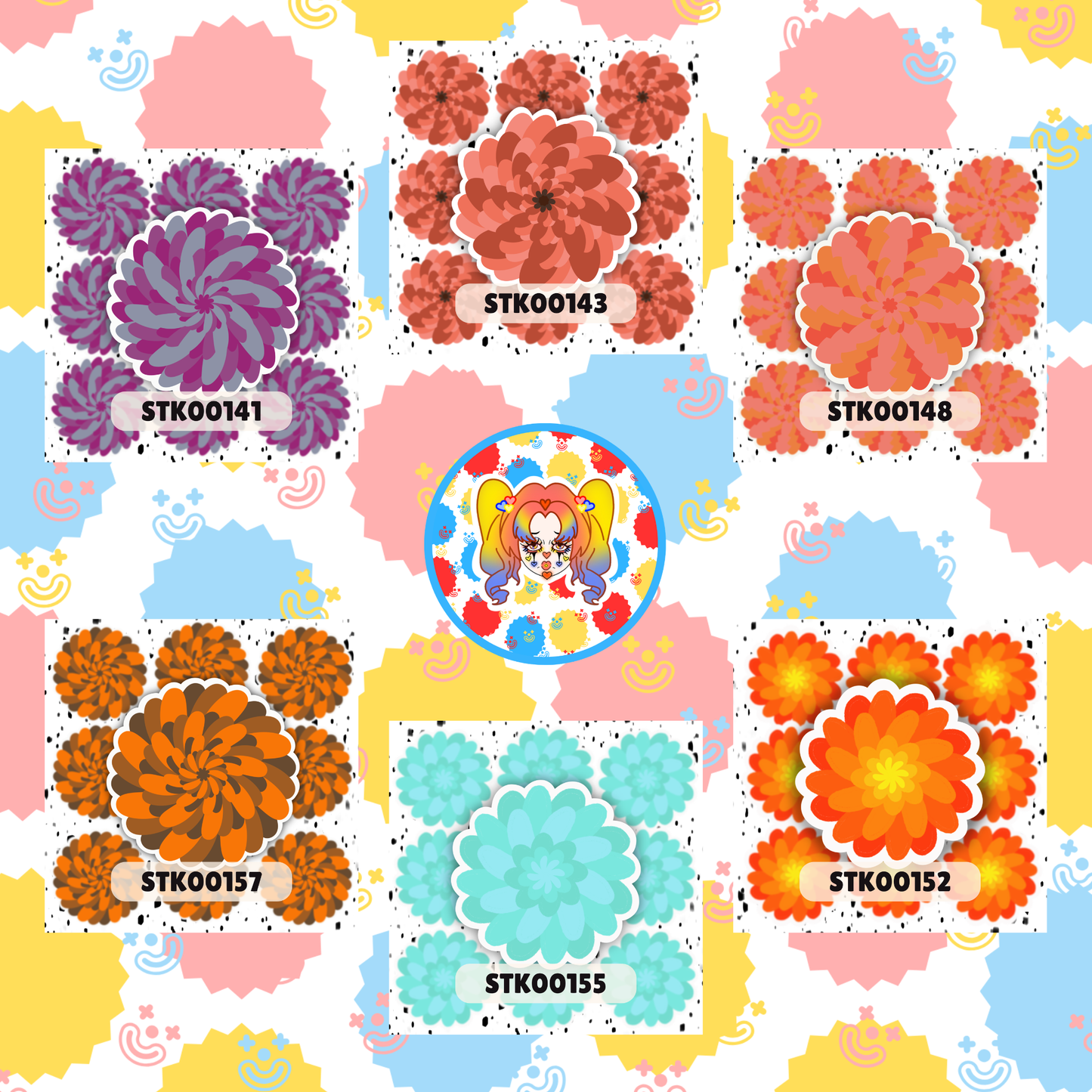 Flower Stickers