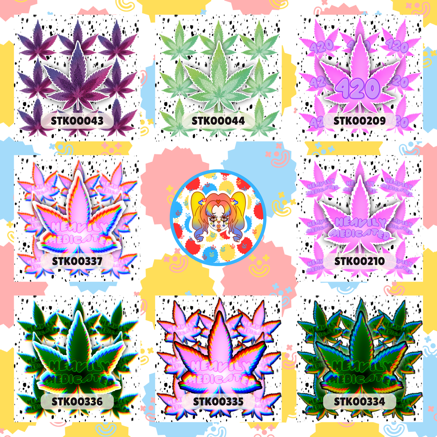 Heavily Medicated Stickers