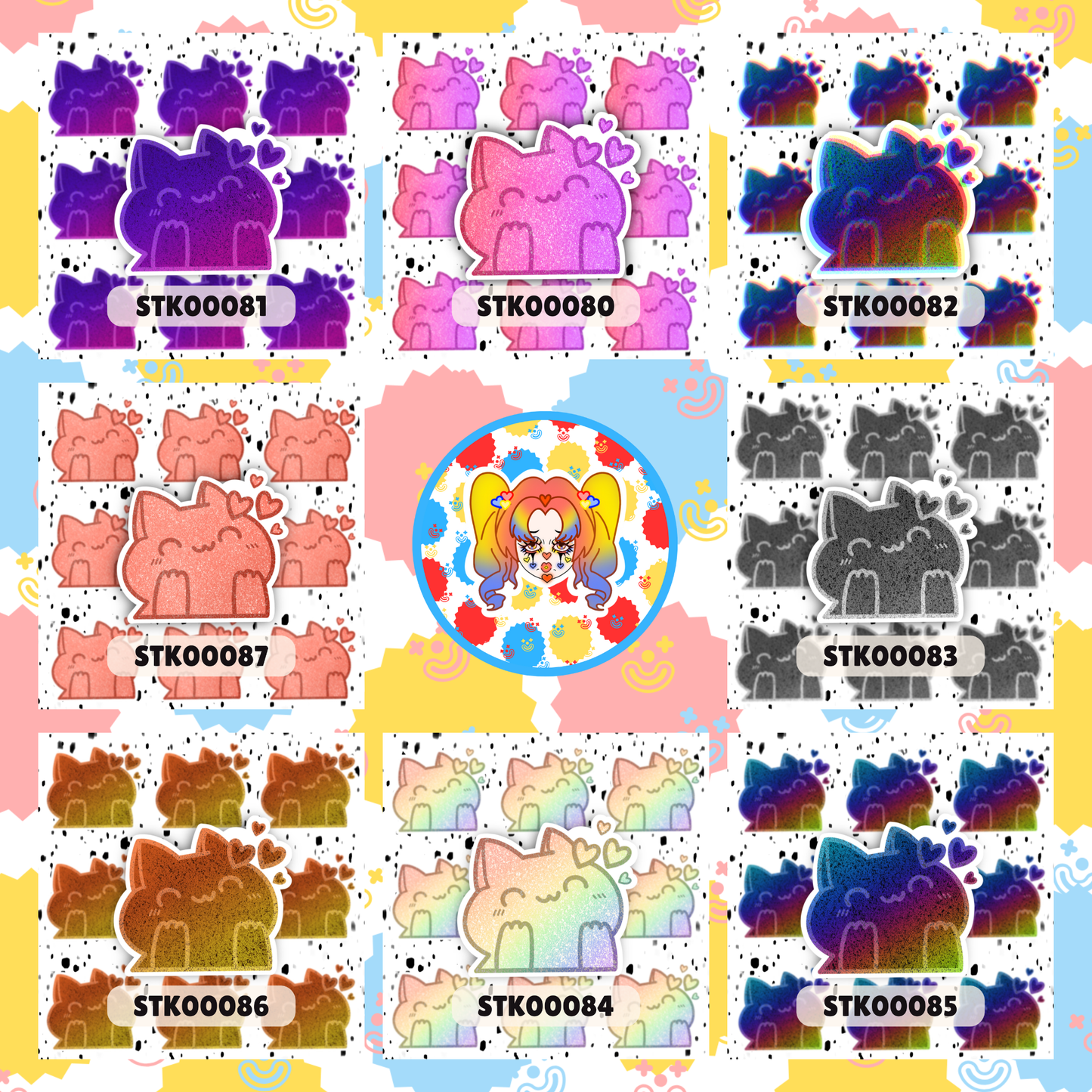 Pretty Kitty Stickers