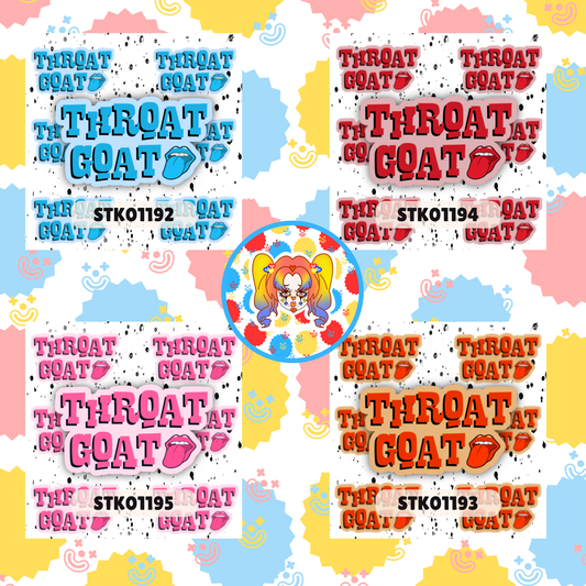 Throat Goat Stickers