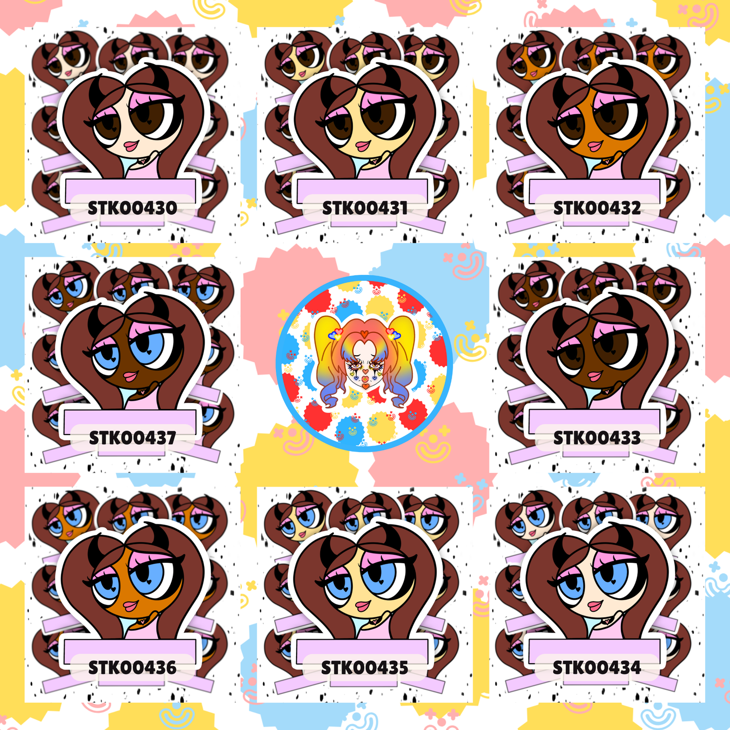 Devilish Beauty Stickers