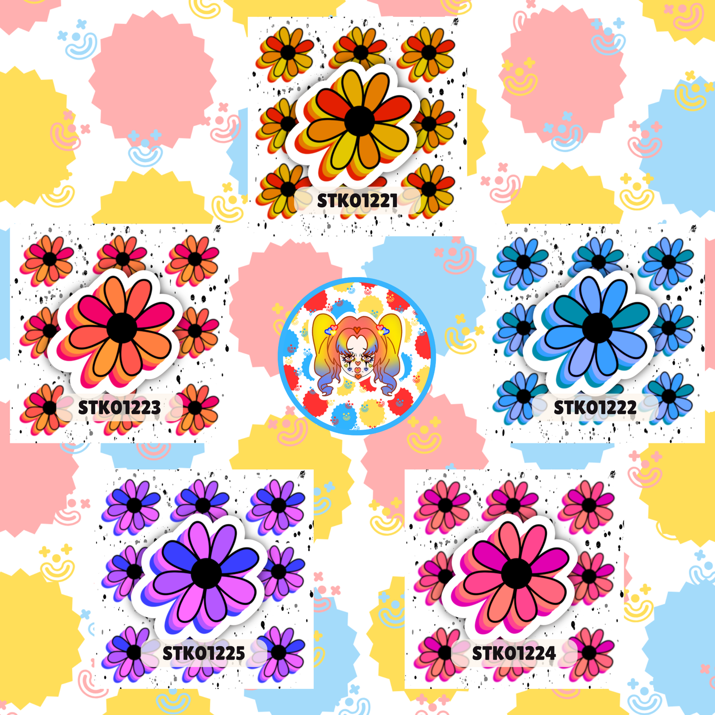 Flower Stickers