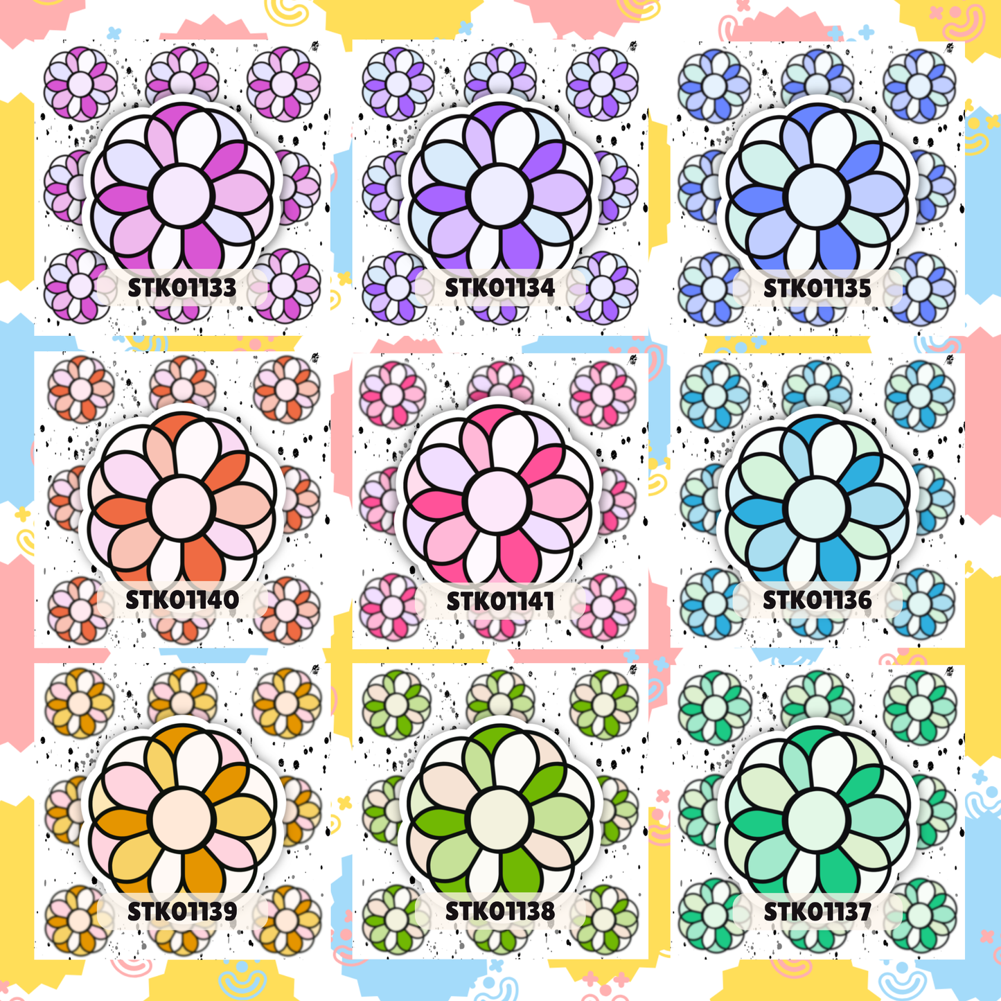Flower Stickers