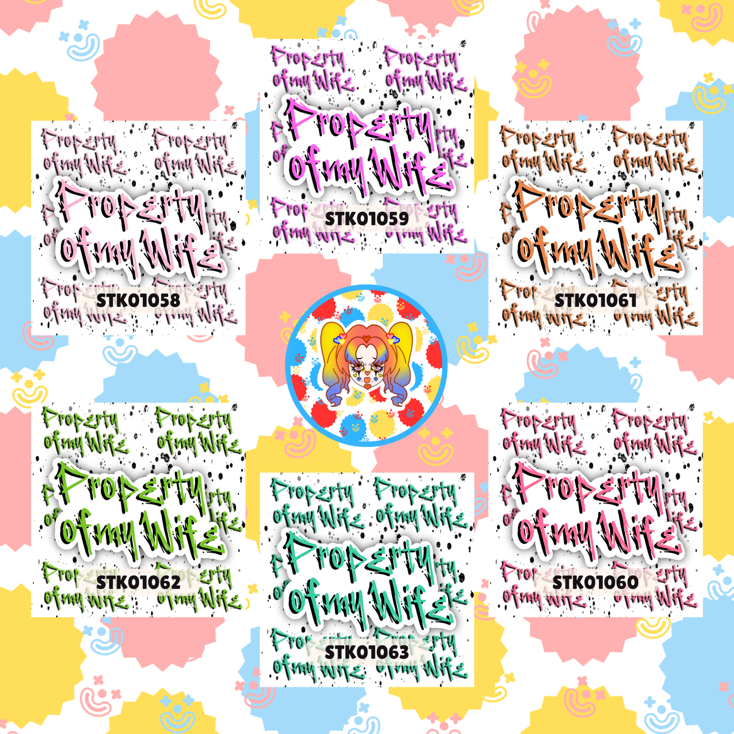 P.O.W Stickers