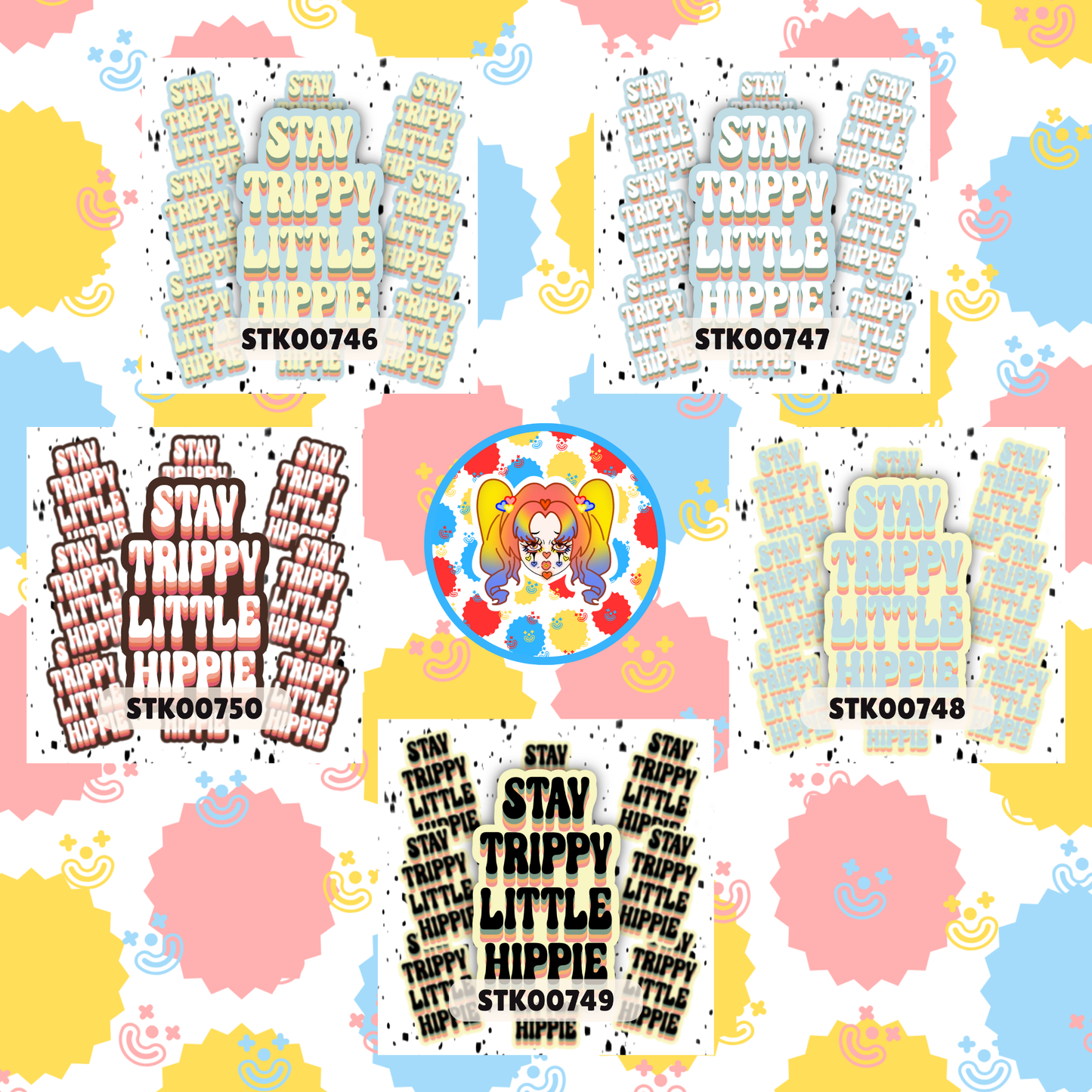 Stay Trippy Stickers
