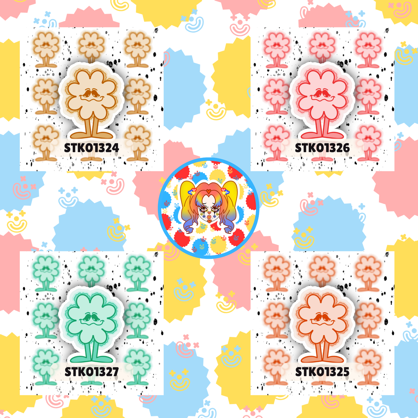 Flower Fella Sticker